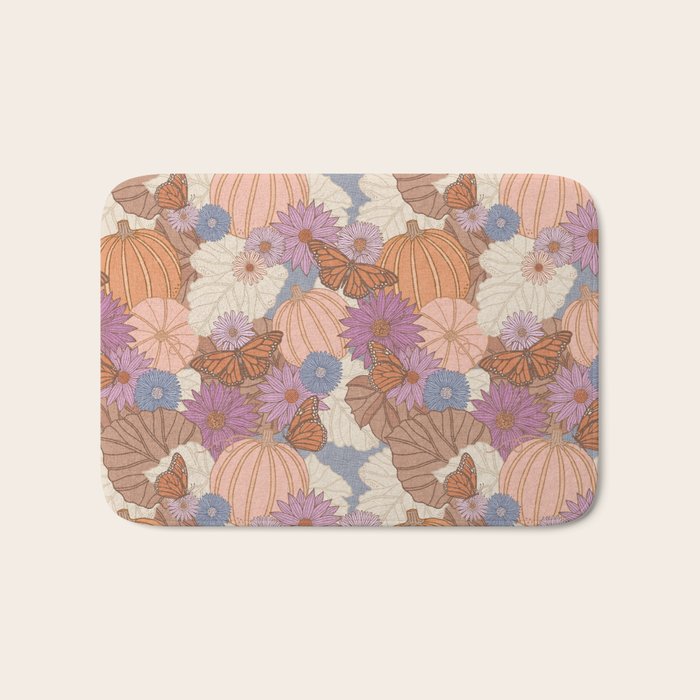 Pumpkin Harvest Bath Mat Gallery Image 1