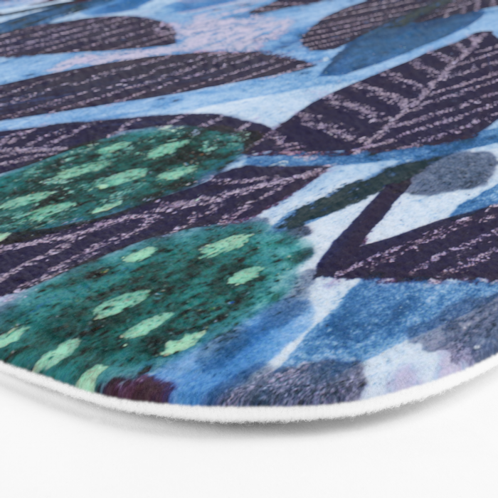 In Season in Blue Raspberry & Teal Bath Mat Gallery Image 3