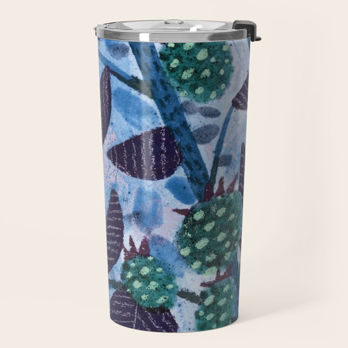 In Season in Blue Raspberry & Teal Travel Mug Gallery Image 2