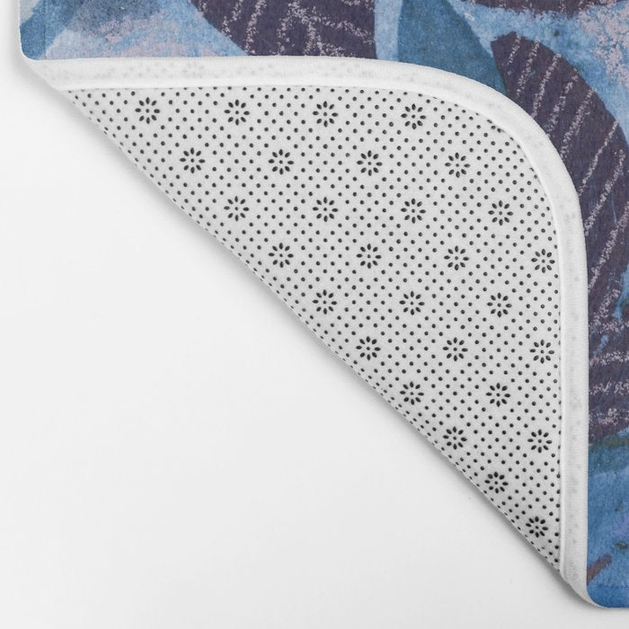 In Season in Blue Raspberry & Teal Bath Mat Gallery Image 2