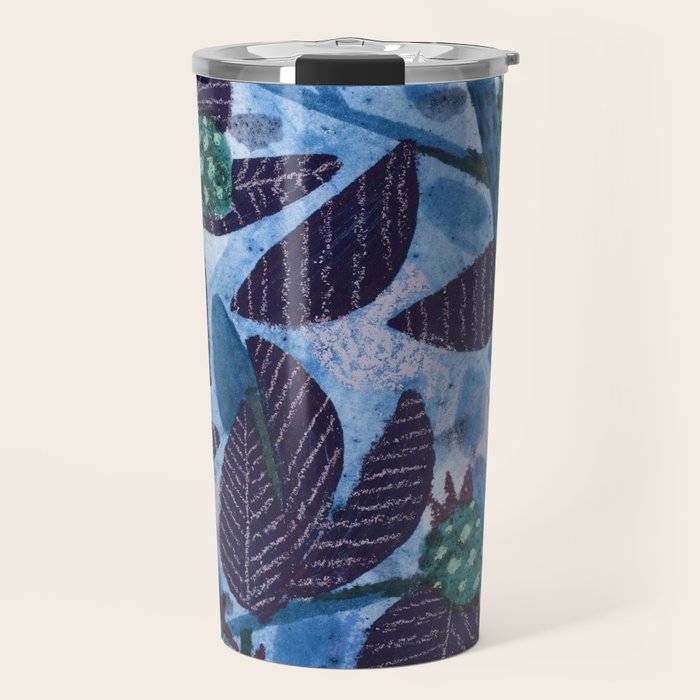 In Season in Blue Raspberry & Teal Travel Mug Gallery Image 1