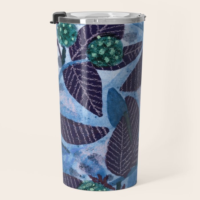 In Season in Blue Raspberry & Teal Travel Mug Gallery Image 3