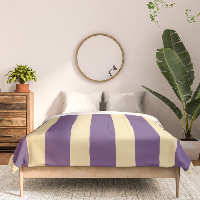Simple Stripes Pattern - Purple Sand Comforter Gallery Image 3