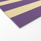 Simple Stripes Pattern - Purple Sand Welcome Mat Gallery Image 2