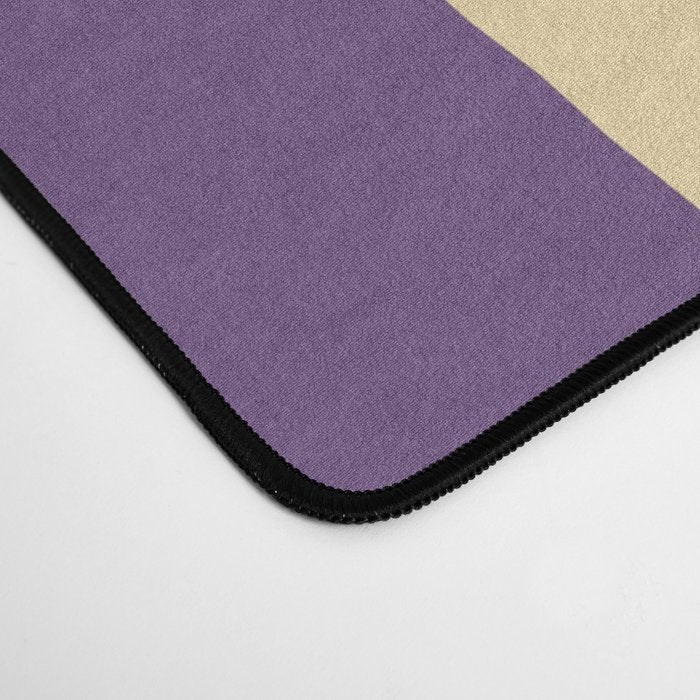 Simple Stripes Pattern - Purple Sand Desk Mat Gallery Image 4