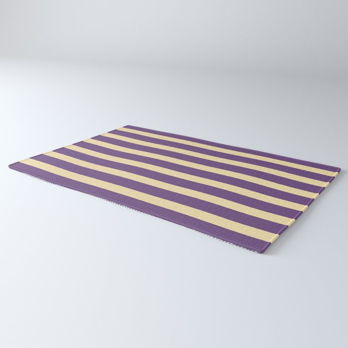 Simple Stripes Pattern - Purple Sand Rug Gallery Image 3