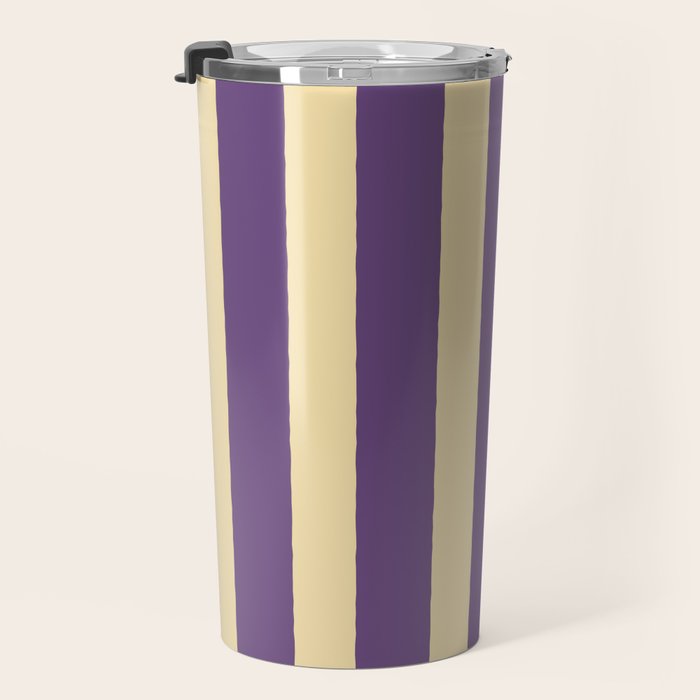 Simple Stripes Pattern - Purple Sand Travel Mug Gallery Image 3