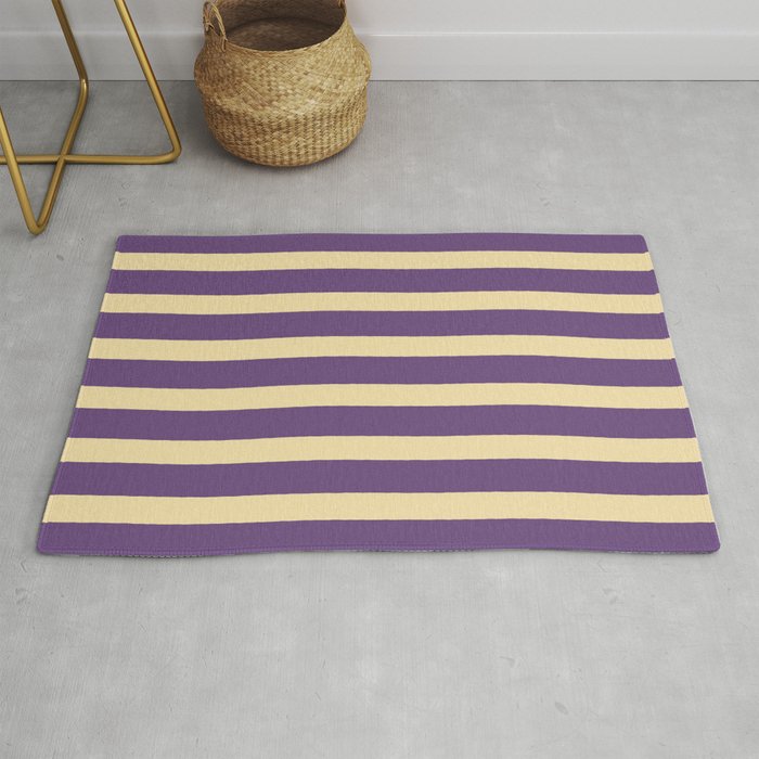 Simple Stripes Pattern - Purple Sand Rug Gallery Image 1
