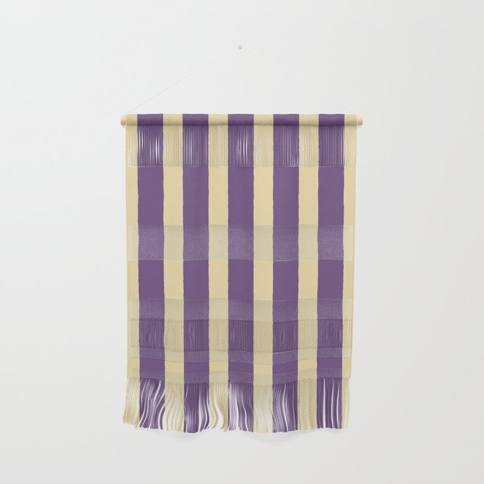 Simple Stripes Pattern - Purple Sand Wall Hanging Gallery Image 1