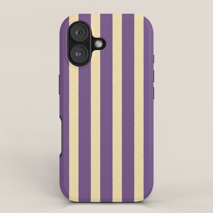 Simple Stripes Pattern - Purple Sand iPhone Case Gallery Image 1