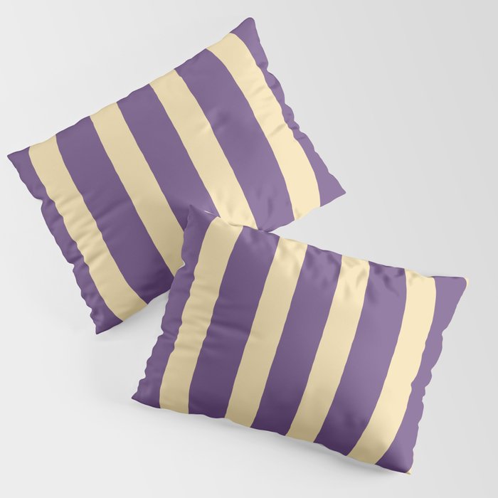 Simple Stripes Pattern - Purple Sand Pillow Sham Gallery Image 1