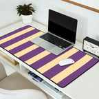 Simple Stripes Pattern - Purple Sand Desk Mat Gallery Image 2