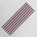 Simple Stripes Pattern - Purple Sand Yoga Mat Gallery Image 1