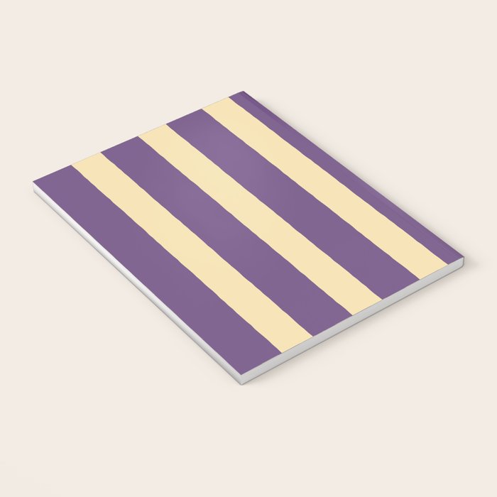Simple Stripes Pattern - Purple Sand Notebook Gallery Image 3