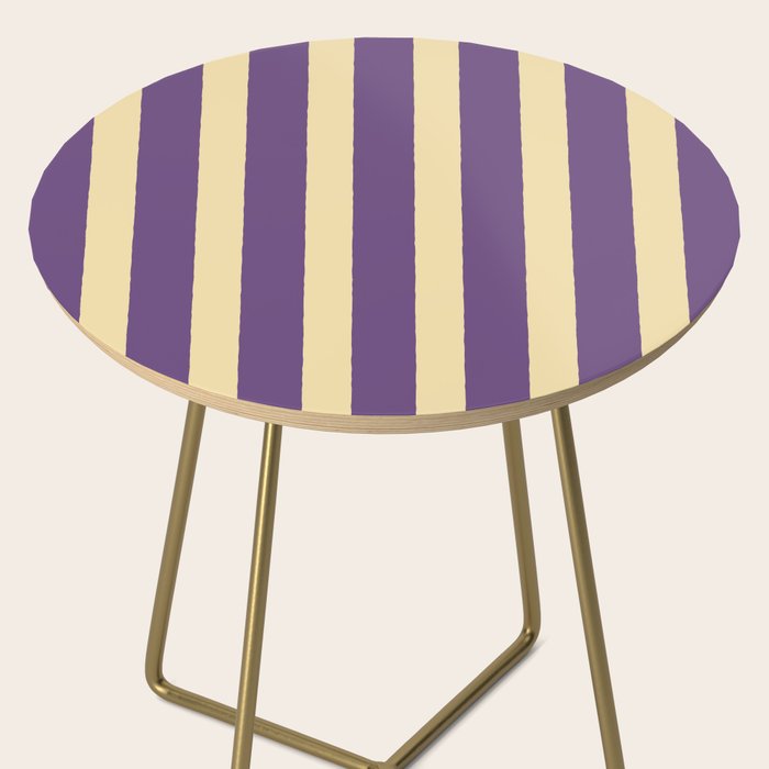 Simple Stripes Pattern - Purple Sand Side Table Gallery Image 2