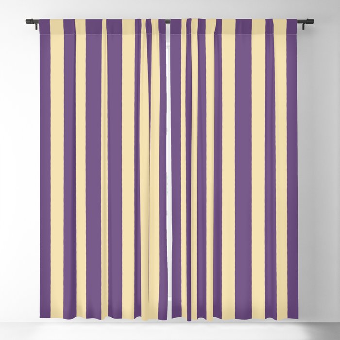 Simple Stripes Pattern - Purple Sand Window Curtain Gallery Image 5