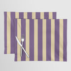 Simple Stripes Pattern - Purple Sand Placemat Gallery Image 1