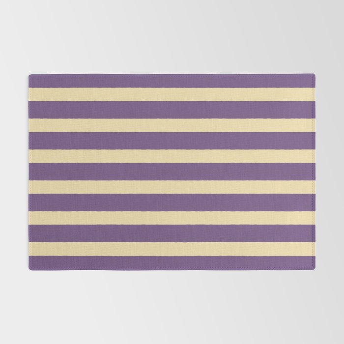 Simple Stripes Pattern - Purple Sand Rug Gallery Image 2