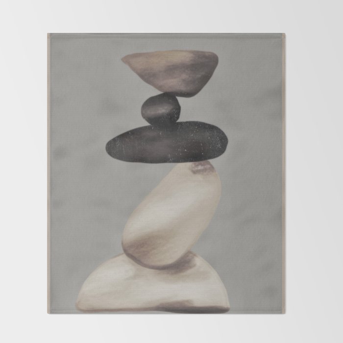 Stones 3 Throw Blanket Gallery Image 2