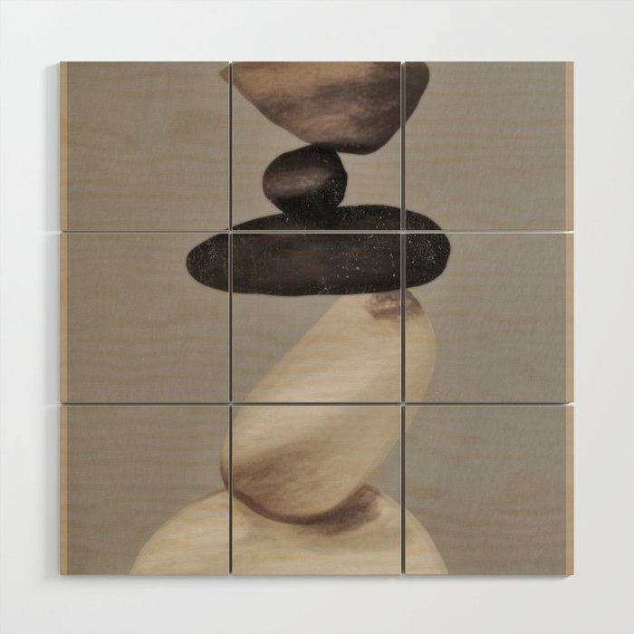 Stones 3 Wood Wall Art Gallery Image 1
