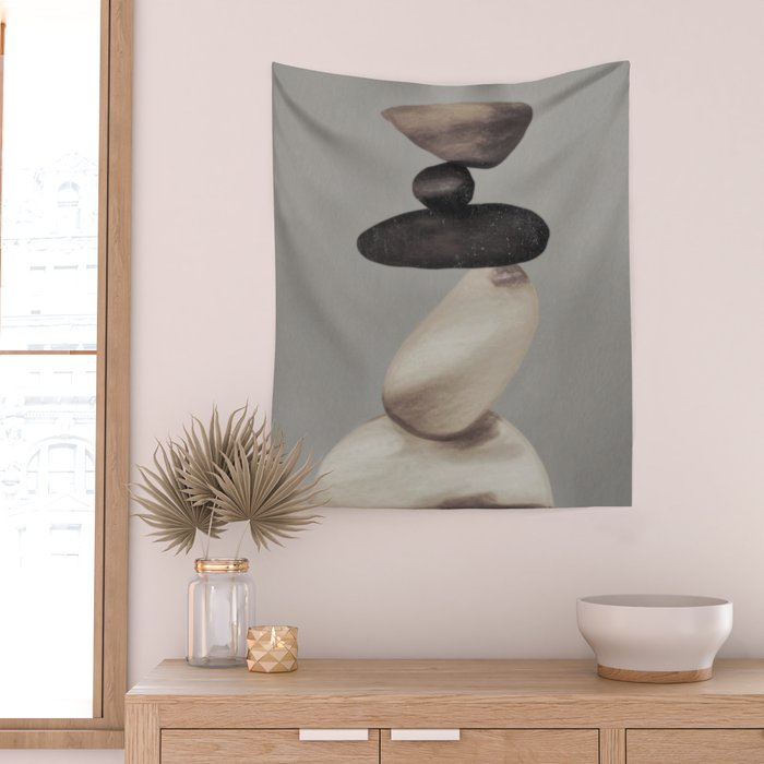 Stones 3 Wall Tapestry Gallery Image 2