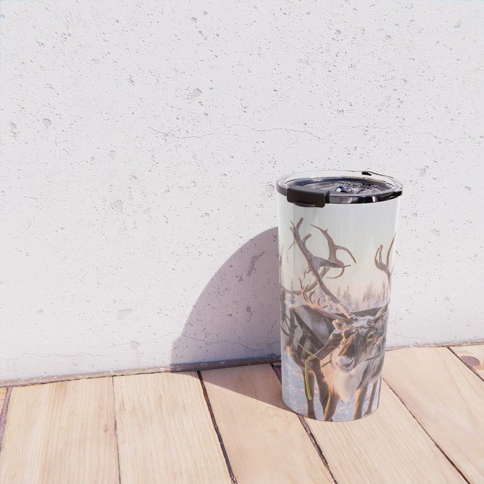 REINDEER PORTRAIT Travel Mug Gallery Image 4