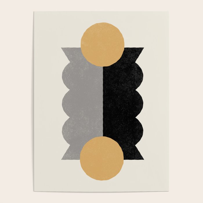 BalanceColorblock - Gold Black Poster Gallery Image 1