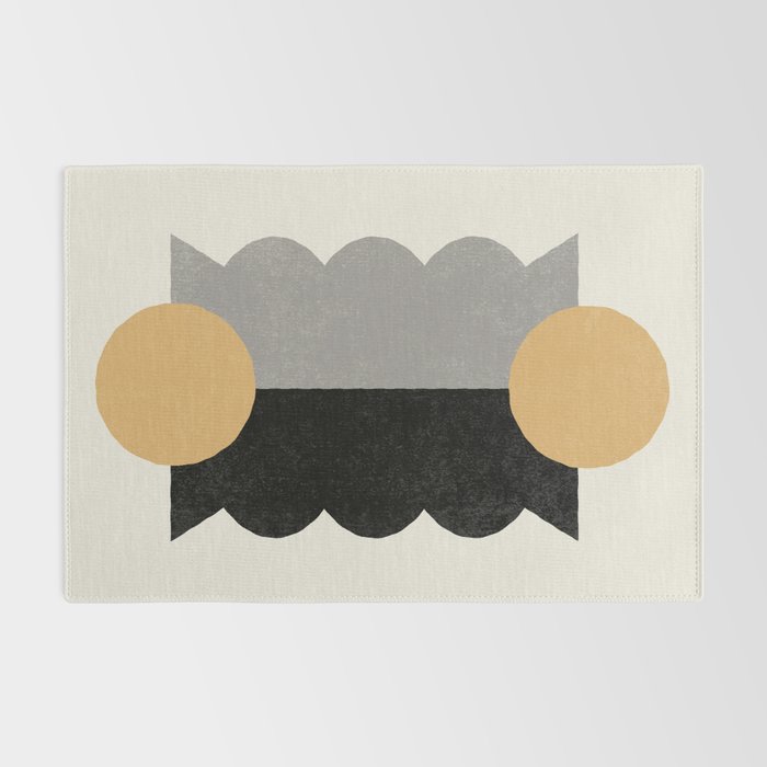 BalanceColorblock - Gold Black Rug Gallery Image 2
