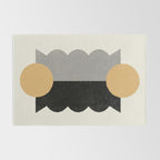 BalanceColorblock - Gold Black Rug Gallery Image 2