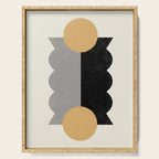BalanceColorblock - Gold Black Serving Tray Gallery Image 1