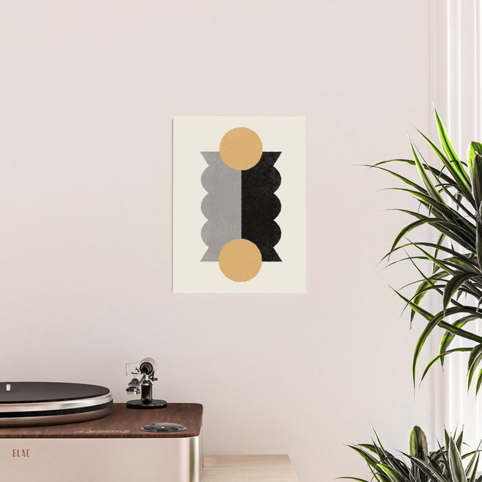 BalanceColorblock - Gold Black Poster Gallery Image 2