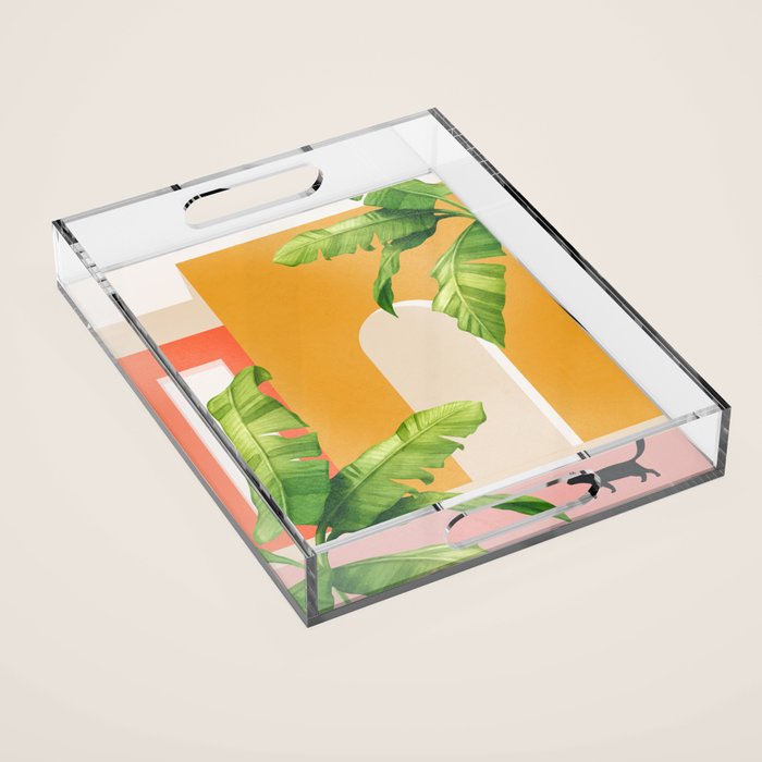 Cat Space III Acrylic Tray Gallery Image 1