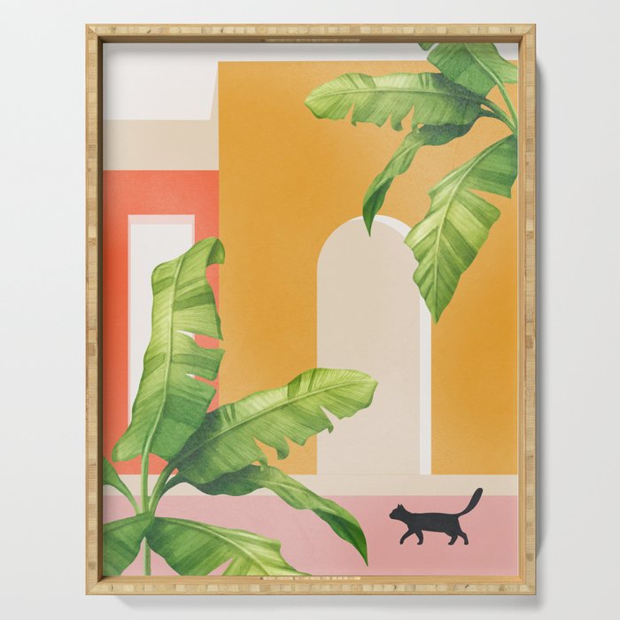Cat Space III Serving Tray Gallery Image 1