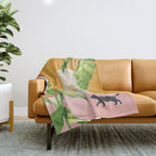 Cat Space III Throw Blanket Gallery Image 1
