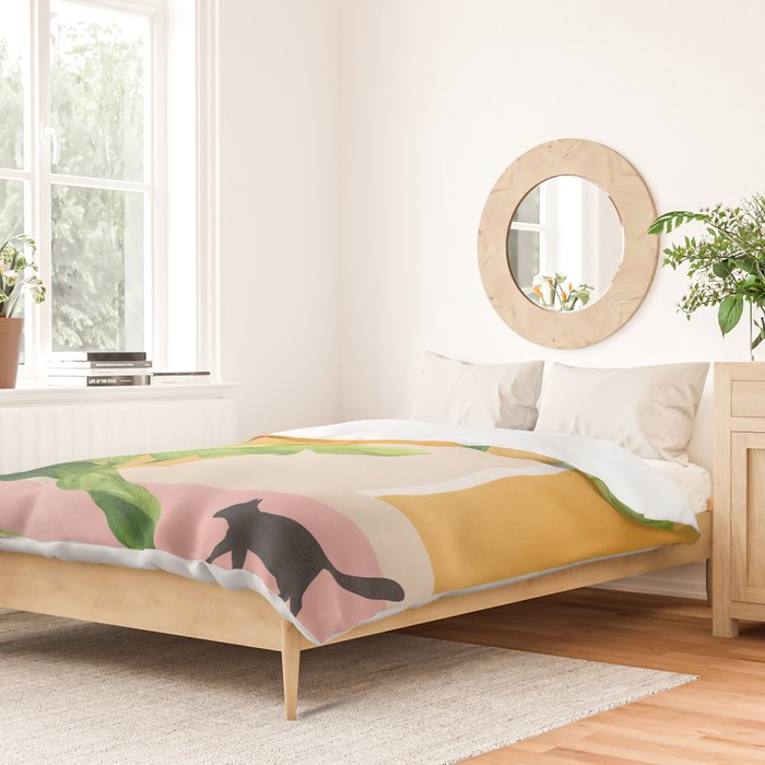 Cat Space III Duvet Cover Gallery Image 2