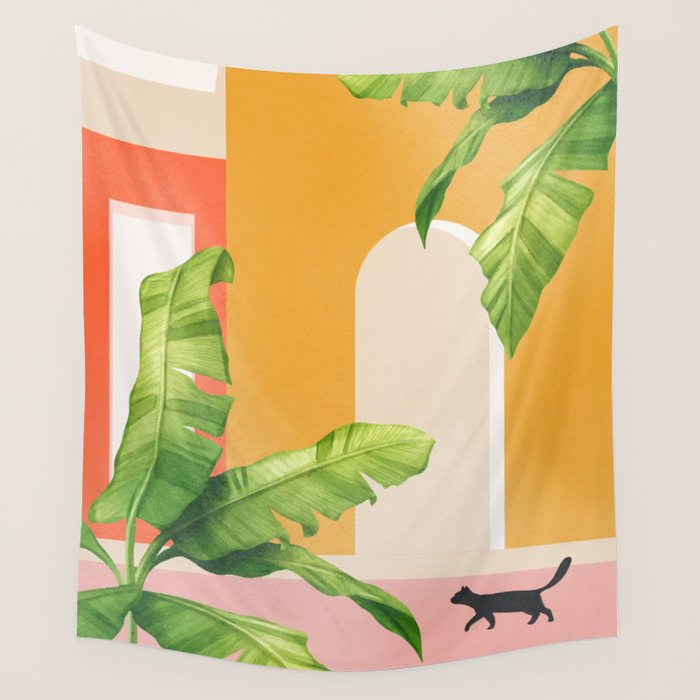Cat Space III Wall Tapestry Gallery Image 4