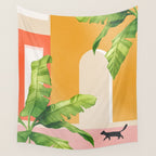 Cat Space III Wall Tapestry Gallery Image 4
