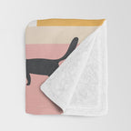 Cat Space III Throw Blanket Gallery Image 3