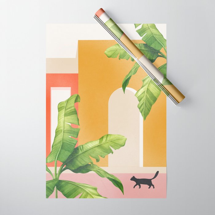 Cat Space III Wrapping Paper Gallery Image 1