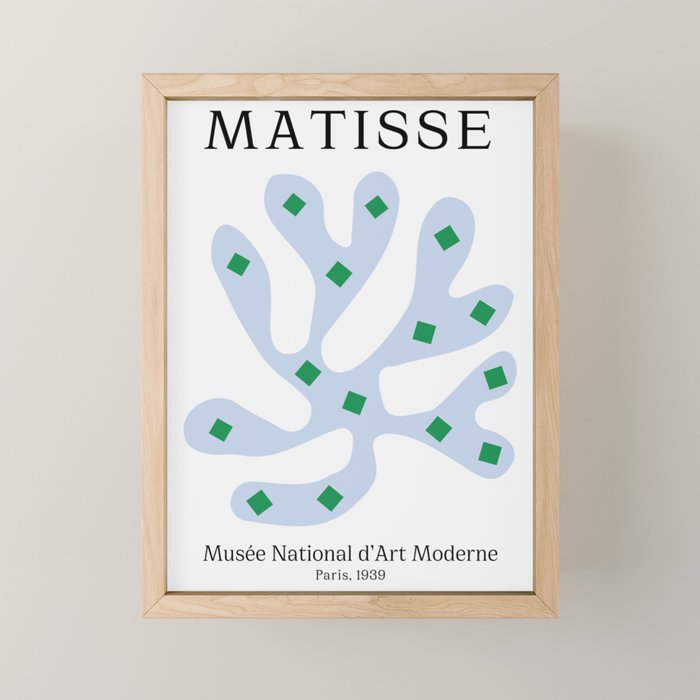 Periwinkle: Matisse Pastel Series 01 Mini Art Print Gallery Image 1