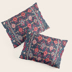 Lakai Suzani Shakhrisyabz Uzbek Embroidery Print Pillow Sham Gallery Image 3