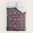 Lakai Suzani Shakhrisyabz Uzbek Embroidery Print Comforter Gallery Image 6
