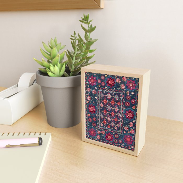 Lakai Suzani Shakhrisyabz Uzbek Embroidery Print Mini Art Print Gallery Image 2