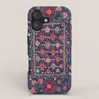 Lakai Suzani Shakhrisyabz Uzbek Embroidery Print iPhone Case Gallery Image 1