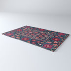 Lakai Suzani Shakhrisyabz Uzbek Embroidery Print Rug Gallery Image 3