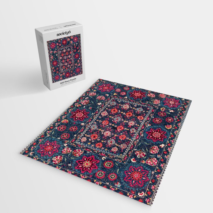Lakai Suzani Shakhrisyabz Uzbek Embroidery Print Jigsaw Puzzle Gallery Image 2
