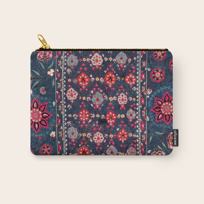 Lakai Suzani Shakhrisyabz Uzbek Embroidery Print Carry All Pouch Gallery Image 1