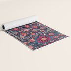 Lakai Suzani Shakhrisyabz Uzbek Embroidery Print Yoga Mat Gallery Image 2