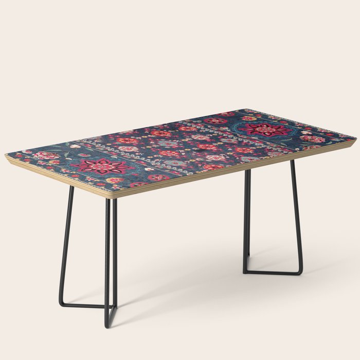 Lakai Suzani Shakhrisyabz Uzbek Embroidery Print Coffee Table Gallery Image 1