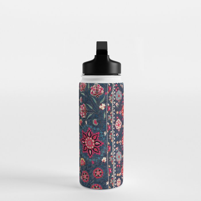 Lakai Suzani Shakhrisyabz Uzbek Embroidery Print Water Bottle Gallery Image 3